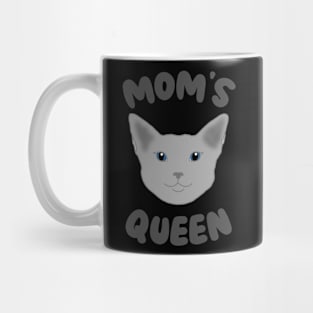 Mom's Queen Grey Mug